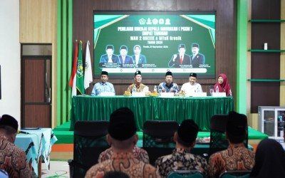 Penilaian Kinerja Kepala Madrasah (PKKM) MAN 2 Gresik dan MtsN Gresik Sukses Diselenggarakan di Aula MANDALA MAN 2 Gresik