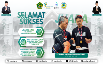 Unjuk Ketangguhan di Arena MMA, Siswa MAN 2 Gresik Sabet Podium 3 Piala Wali Kota Madiun!