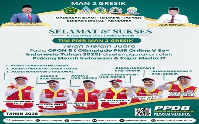Berita Membanggakan Datang dari PMR MAN 2 Gresik Berhasil Ukir Prestasi Hingga Tingkat Nasional