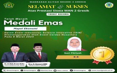 Suci Fitriyah Raih Medali Emas dalam Indonesian Science Innovative (ISIN)