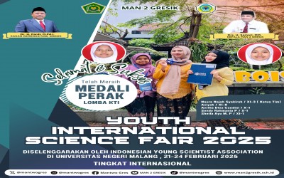 Tim KTI MAN 2 Gresik Raih Silver Medal di Youth International Science Fair (YISF) 2025