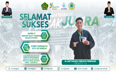 Miftakhul Firdaus Raih Podium 3 Pencak Silat Tanding Kelas D Putra ajang Surabaya City of Heroes 2026