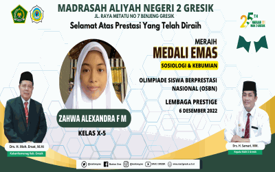 ZAHWA SANG JUARA DARI MAN 2 GRESIK