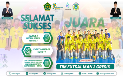 Back2Back Juara 3 lagi di Futsal Series Region Gresik 2026