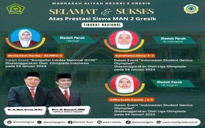 Prestasi Mengesankan Siswa MAN 2 Gresik di Ajang Kompetisi Nasional
