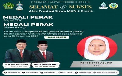 Keila Nanda Agustin Meraih Prestasi Gemilang di Olimpiade Sains Djuanda Nasional